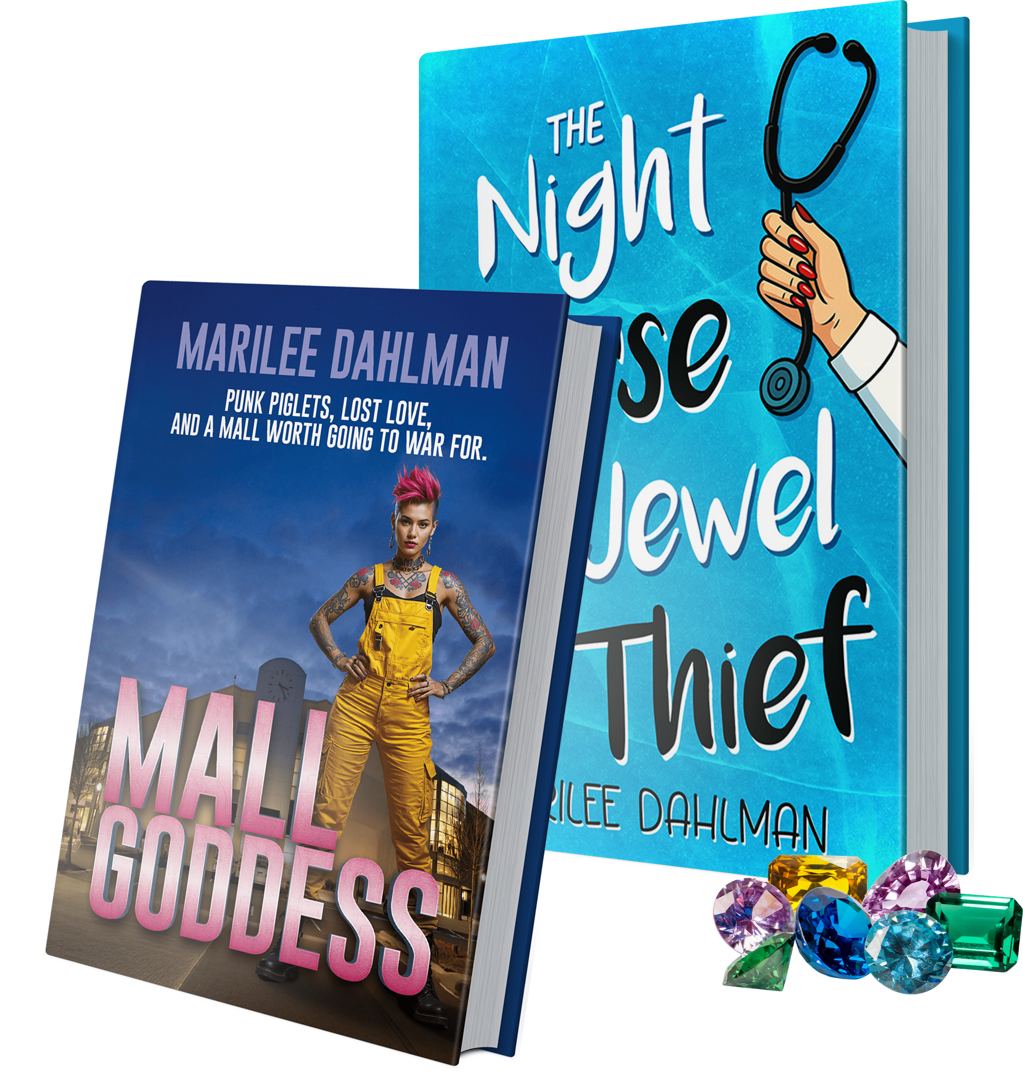 Marilee's novel covers
